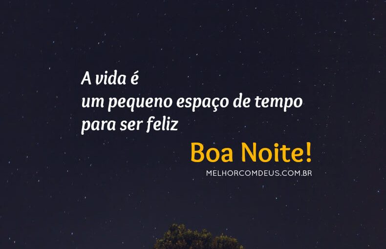 Boa Noite, Feliz da Vida!