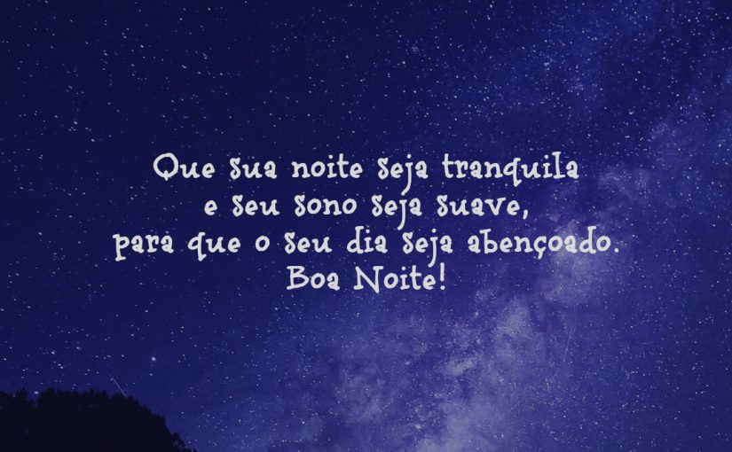 noite tranquila