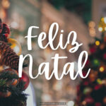 Mensagem com frase Natal começa no coração