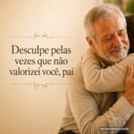 Mensagem "Desculpe pelas vezes que não valorizei você, pai"
