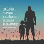 Mensagem de 'obrigado pai'
