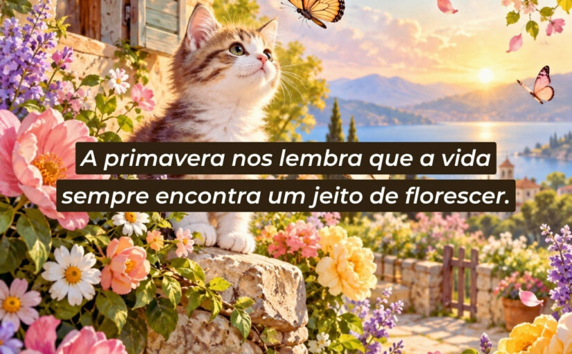 A vida sempre encontra um jeito de florescer